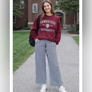 GWCC Brand Cambridge University Sweatshirt Burgundy Small Vintage Collegiate